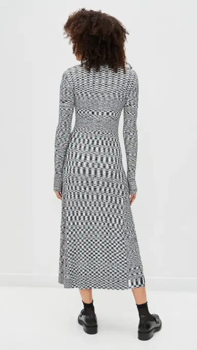 GANNI Spacedyed Knit Dress Black | Thumbnail 3 GANNI Spacedyed Knit Dress Black | Thumbnail 3