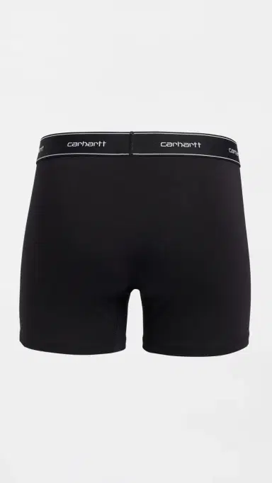 Carhartt WIP Cotton Trunks 2 Pack Black/Black S | Thumbnail 3
