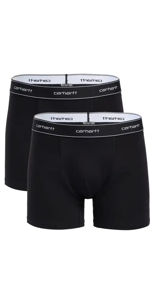 Carhartt WIP Cotton Trunks 2 Pack Black/Black