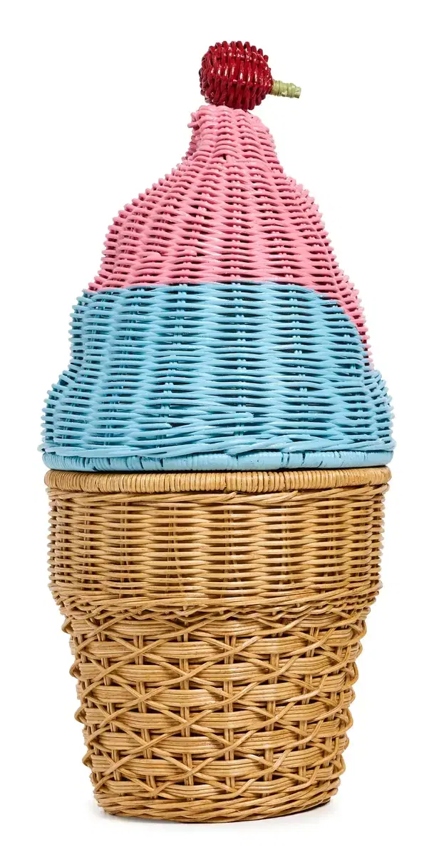 Gelato Wicker Clutch Multi One Size