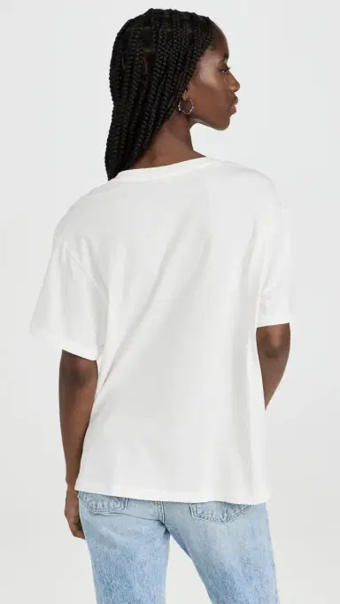 SLVRLAKE Oversize Tee Natural White S | Thumbnail 3