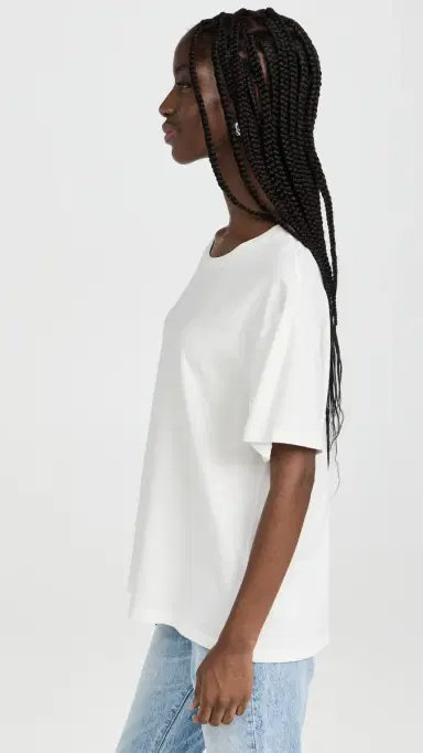 SLVRLAKE Oversize Tee Natural White S | Thumbnail 4