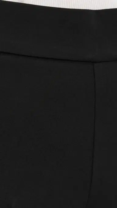 Good American oft tretch Ponte Pull On Kick Flare Pants Black001 | Thumbnail 6