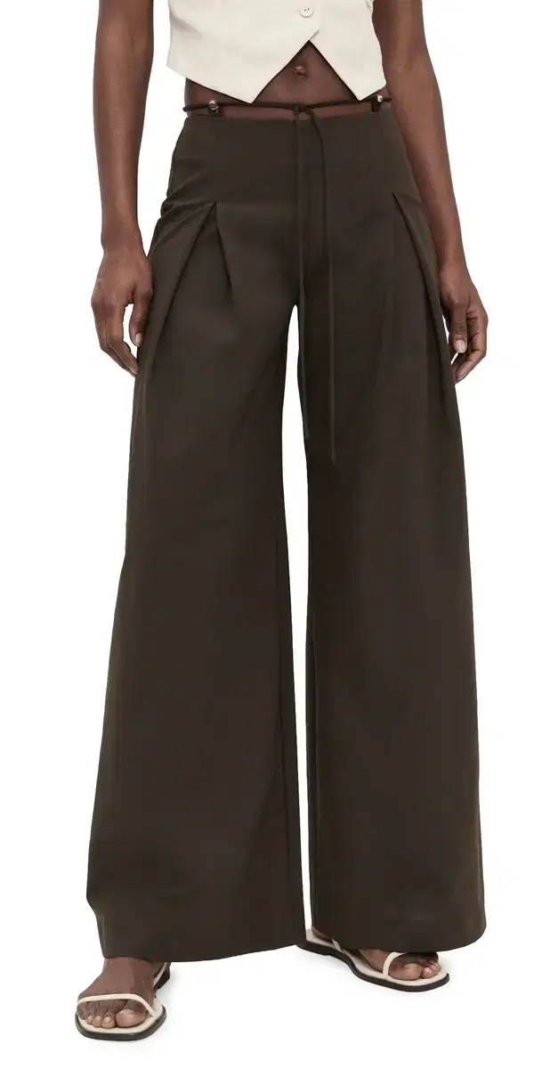 Albi Beaded Trousers Espresso