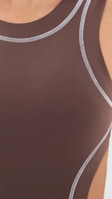 Staud Dolce One Piece Java M | Thumbnail 6 Staud Dolce One Piece Java M | Thumbnail 6