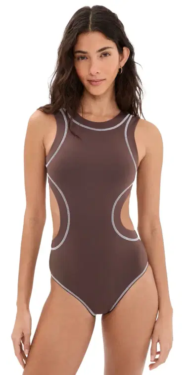 Staud Dolce One Piece Java M | Thumbnail 1 Staud Dolce One Piece Java M | Thumbnail 1