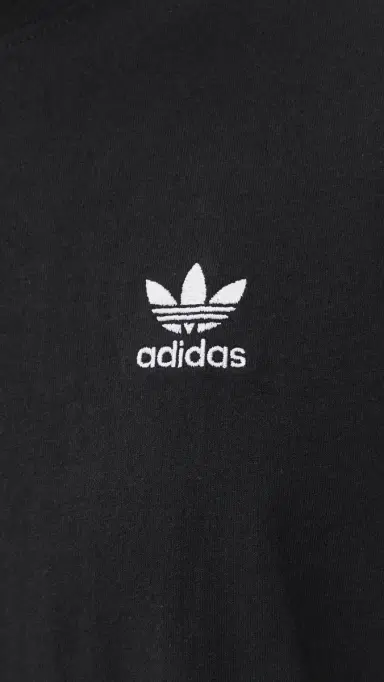 Adidas Trefoil Essentials Oversized Tee Black L | Thumbnail 6