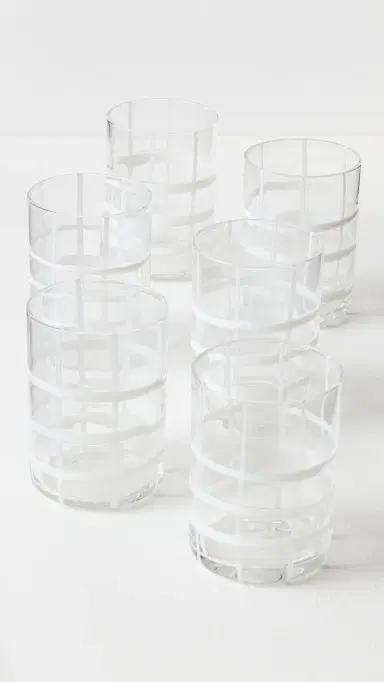 Zafferano Twiddle Tumblers Set of 6 Transparent One Size | Thumbnail 2