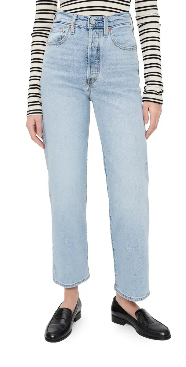 Ribcage Straight Ankle Jeans Filter Her Ltw