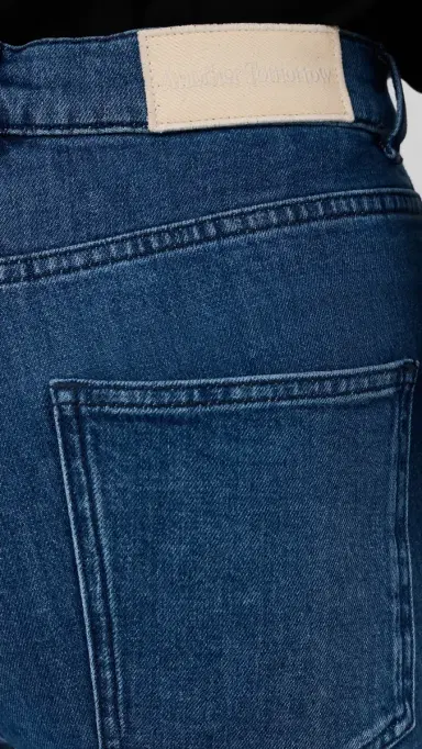 Another Tomorrow Slim Denim Pants Rinsed 38 | Thumbnail 6