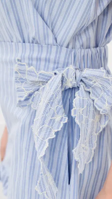 Kika Vargas Sally Shorts Blue | Thumbnail 6