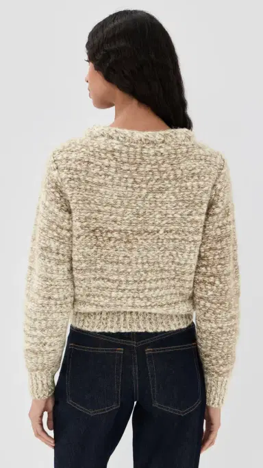 Isabel Marant Dorota Alpaca Sweater Ecru/Bronze | Thumbnail 3 Isabel Marant Dorota Alpaca Sweater Ecru/Bronze | Thumbnail 3