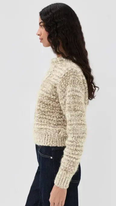 Isabel Marant Dorota Alpaca Sweater Ecru/Bronze | Thumbnail 4 Isabel Marant Dorota Alpaca Sweater Ecru/Bronze | Thumbnail 4