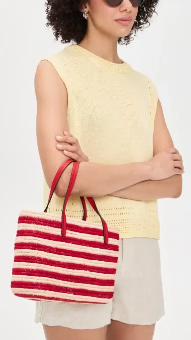 Poolside Bags The Capri Tote Tomato One Size | Thumbnail 3 Poolside Bags The Capri Tote Tomato One Size | Thumbnail 3