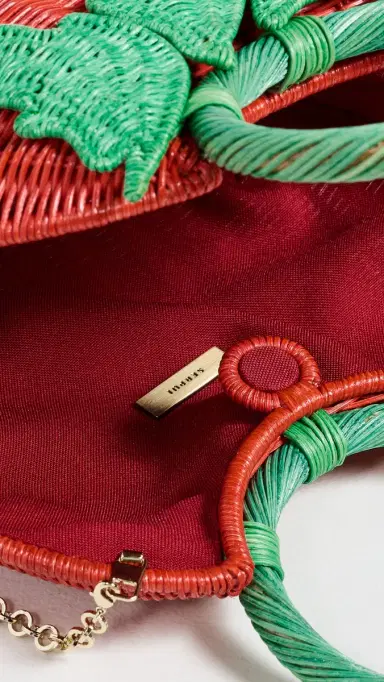 Serpui Mediterranean Tomato Wicker Clutch Red One Size | Thumbnail 6 Serpui Mediterranean Tomato Wicker Clutch Red One Size | Thumbnail 6