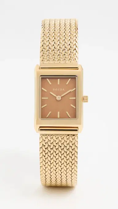 Breda Virgil Tethered Watch 20mm Gold/Ochre One Size | Thumbnail 2