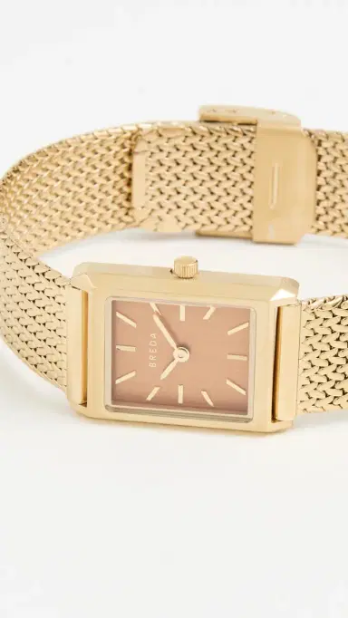 Breda Virgil Tethered Watch 20mm Gold/Ochre One Size | Thumbnail 5