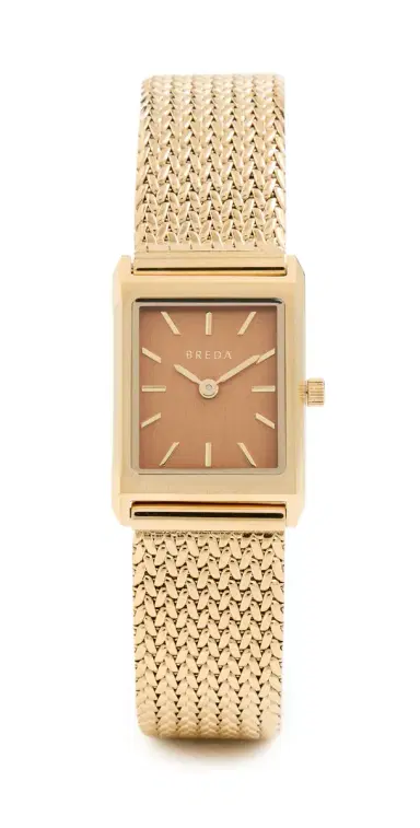 Breda Virgil Tethered Watch 20mm Gold/Ochre One Size | Thumbnail 1