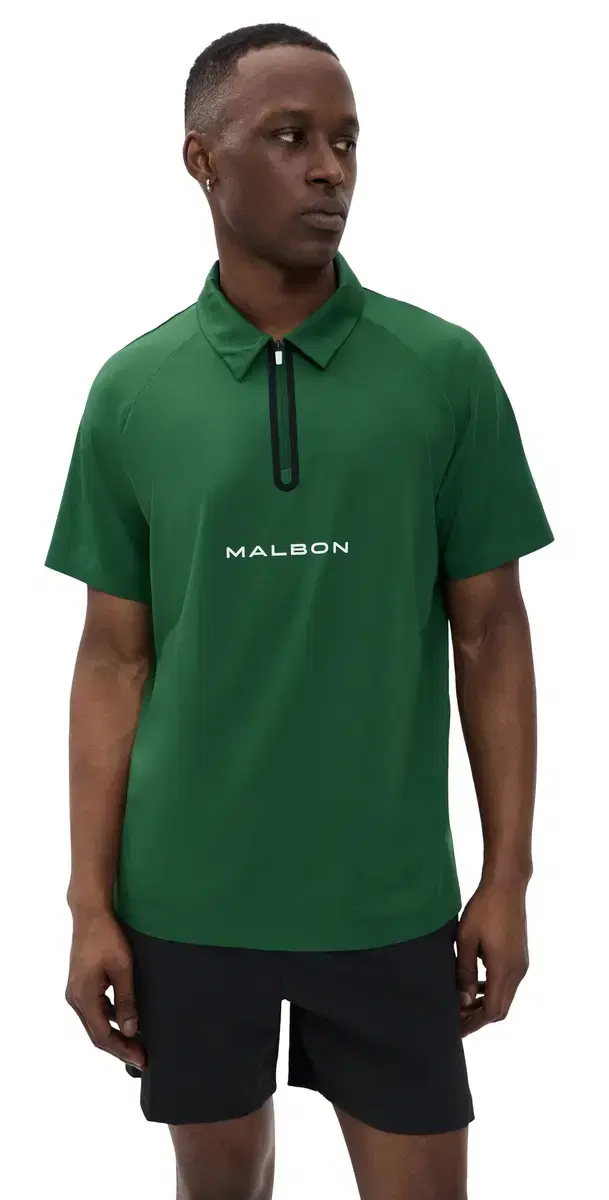 Performance Zip Raglan Polo Eden