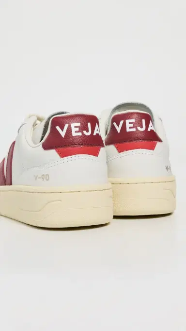 Veja V-90 Sneakers Extra White/Marsala | Thumbnail 4