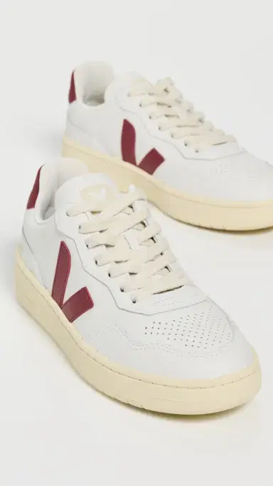 Veja V-90 Sneakers Extra White/Marsala | Thumbnail 5
