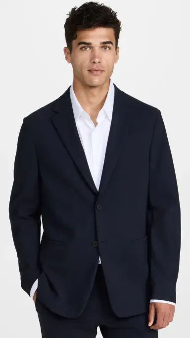 Theory Clinton Precision Ponte Blazer Baltic 42R | Thumbnail 2
