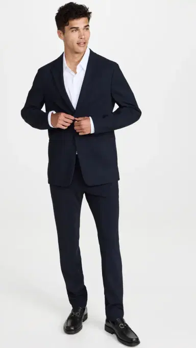 Theory Clinton Precision Ponte Blazer Baltic 42R | Thumbnail 5