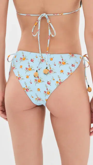 Sea Freya Embroidered Tied Bikini Bottoms | Thumbnail 3