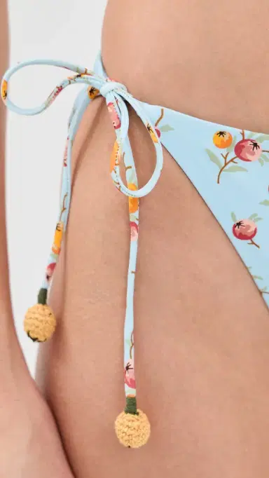 Sea Freya Embroidered Tied Bikini Bottoms | Thumbnail 5