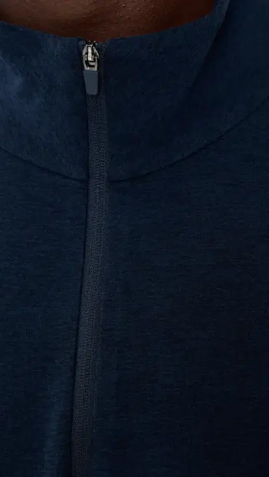Beyond Yoga Spacedye Terrain Mens Quarter Zip Pullover Nocturnal Navy | Thumbnail 6 Beyond Yoga Spacedye Terrain Mens Quarter Zip Pullover Nocturnal Navy | Thumbnail 6