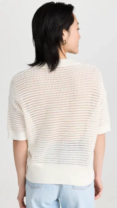 Varley Callie Knit Top Egret S | Thumbnail 3