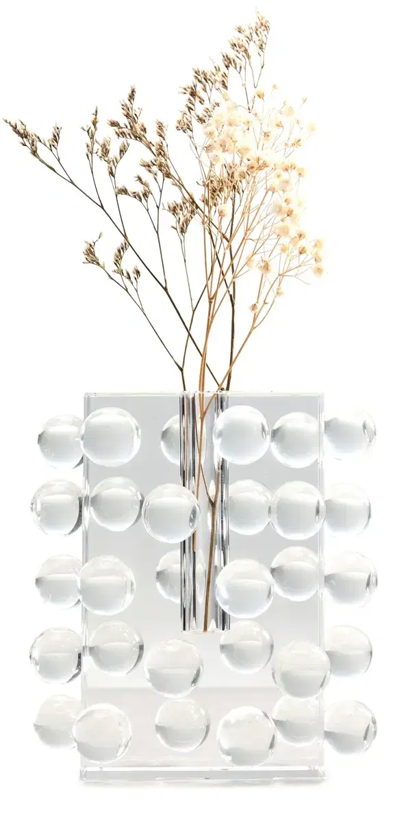 Tizo Design Small Crystal Glass Vase Clear One Size