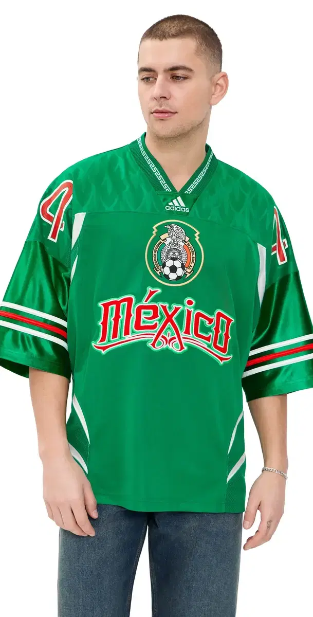 Remix Jersey Bold Green/White/Better Scarlet