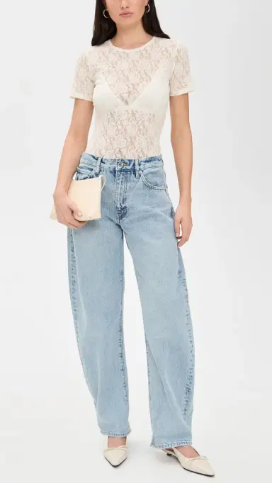Hanky Panky Short Sleeve Top Marshmallow S | Thumbnail 5 Hanky Panky Short Sleeve Top Marshmallow S | Thumbnail 5