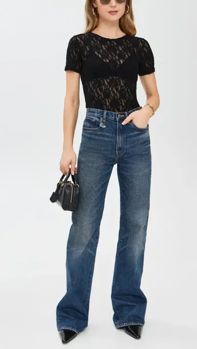 Hanky Panky Short Sleeve Top Black L | Thumbnail 5 Hanky Panky Short Sleeve Top Black L | Thumbnail 5