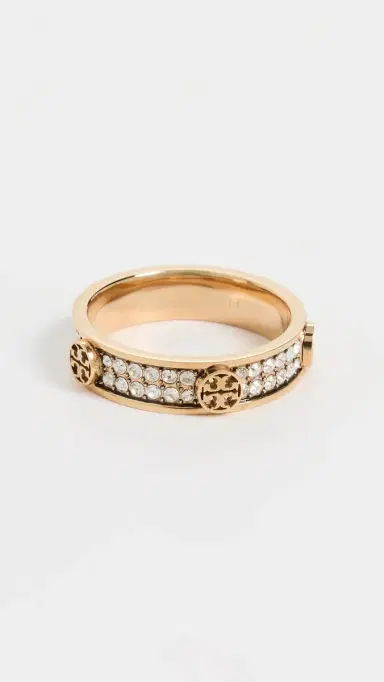 Tory Burch Icon Pave Ring | Thumbnail 2