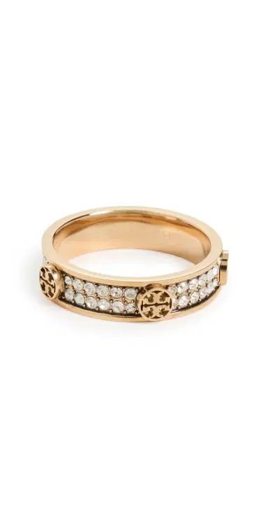 Tory Burch Icon Pave Ring | Thumbnail 1