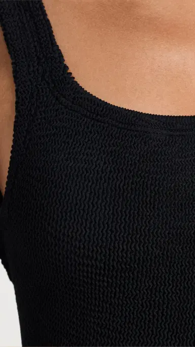 Hunza G Square Neck One Piece Black One Size | Thumbnail 6 Hunza G Square Neck One Piece Black One Size | Thumbnail 6
