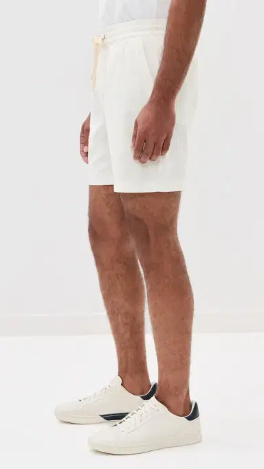 Marine Layer aturday Beach Shorts 6 White | Thumbnail 4
