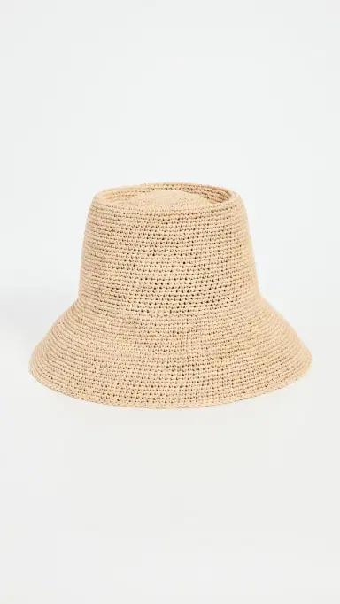 JANESSA LEONE Felix traw Bucket Hat Natural | Thumbnail 2