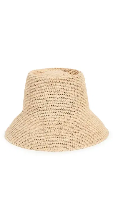 JANESSA LEONE Felix traw Bucket Hat Natural | Thumbnail 1