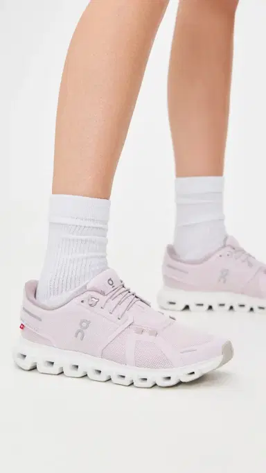 On Cloud 6 Sneakers Orchid/Fade | Thumbnail 3