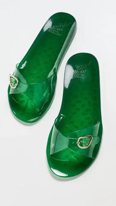 Ancient Greek Sandals Filia Jelly Slides Green | Thumbnail 5 Ancient Greek Sandals Filia Jelly Slides Green | Thumbnail 5
