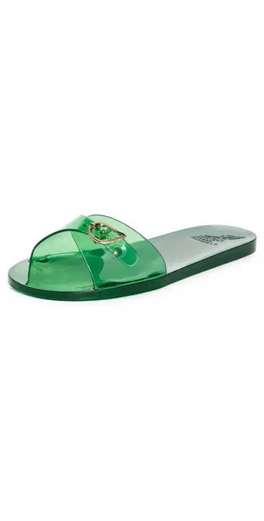 Ancient Greek Sandals Filia Jelly Slides Green | Thumbnail 1 Ancient Greek Sandals Filia Jelly Slides Green | Thumbnail 1