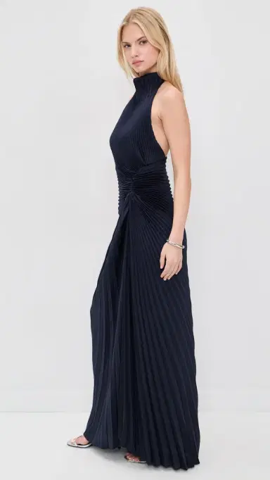 A.L.C. A. L.C. Romy Gown Night Blue | Thumbnail 4