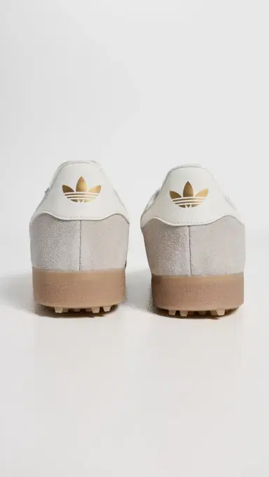 Adidas Golf Gazelle Spikeless Golf Shoes Chalk White/Green/Bluebird 8 | Thumbnail 3