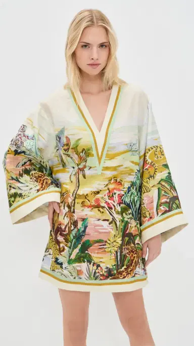 ALÉMAIS Tropical Mini Dress Multi | Thumbnail 2 ALÉMAIS Tropical Mini Dress Multi | Thumbnail 2