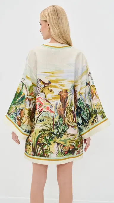 ALÉMAIS Tropical Mini Dress Multi | Thumbnail 3 ALÉMAIS Tropical Mini Dress Multi | Thumbnail 3