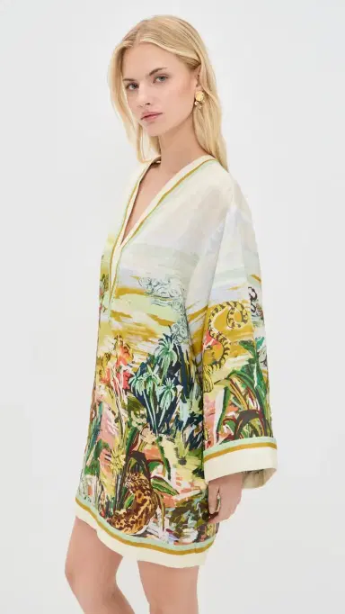 ALÉMAIS Tropical Mini Dress Multi | Thumbnail 4 ALÉMAIS Tropical Mini Dress Multi | Thumbnail 4