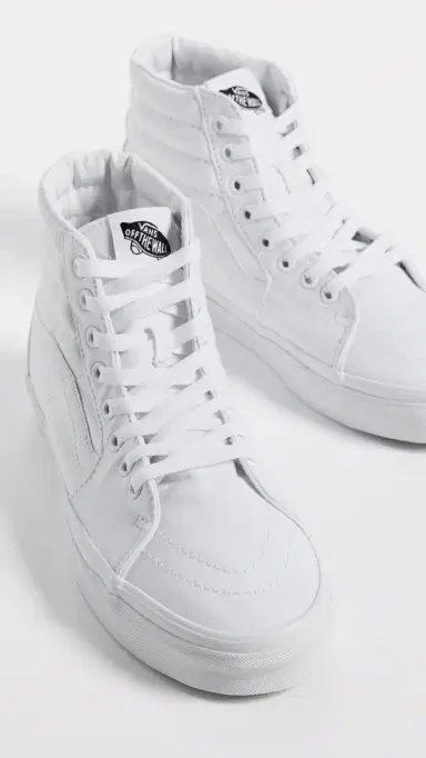 Vans Sk-8 High Top Sneakers True White M 15 | Thumbnail 6 Vans Sk-8 High Top Sneakers True White M 15 | Thumbnail 6